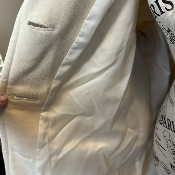 Anne Klein XL Ivory wool coat! - Picture 2 of 4